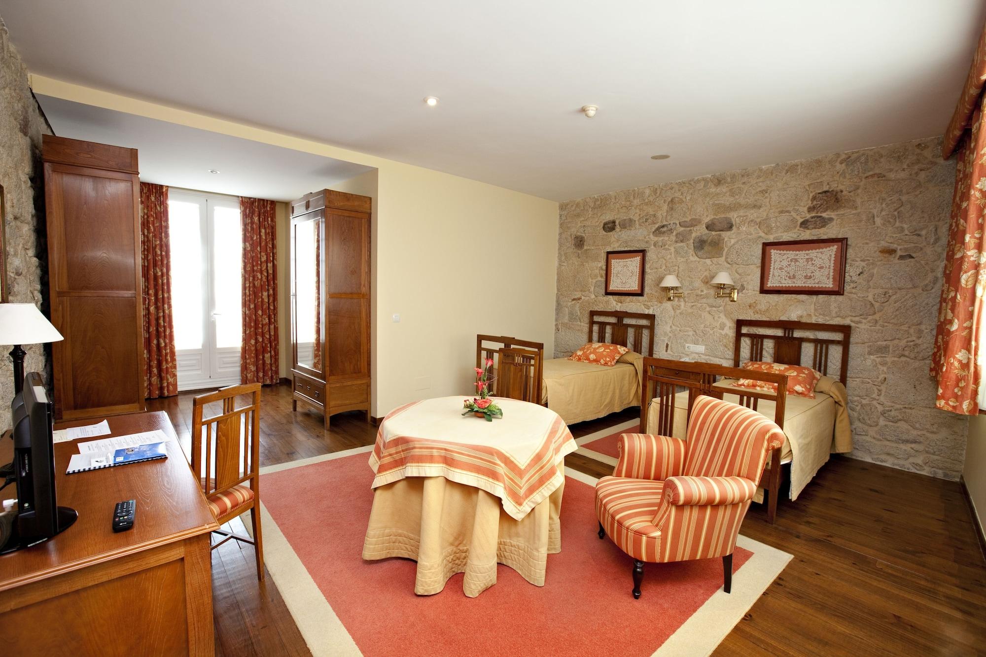 Termas De Cuntis - Hotel Castro Do Balneario Екстериор снимка