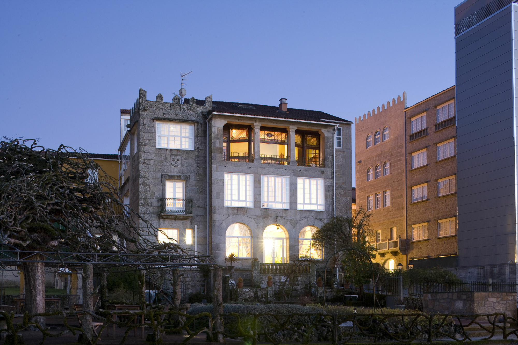 Termas De Cuntis - Hotel Castro Do Balneario Екстериор снимка